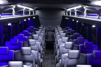 Gardena Charter Bus Interior