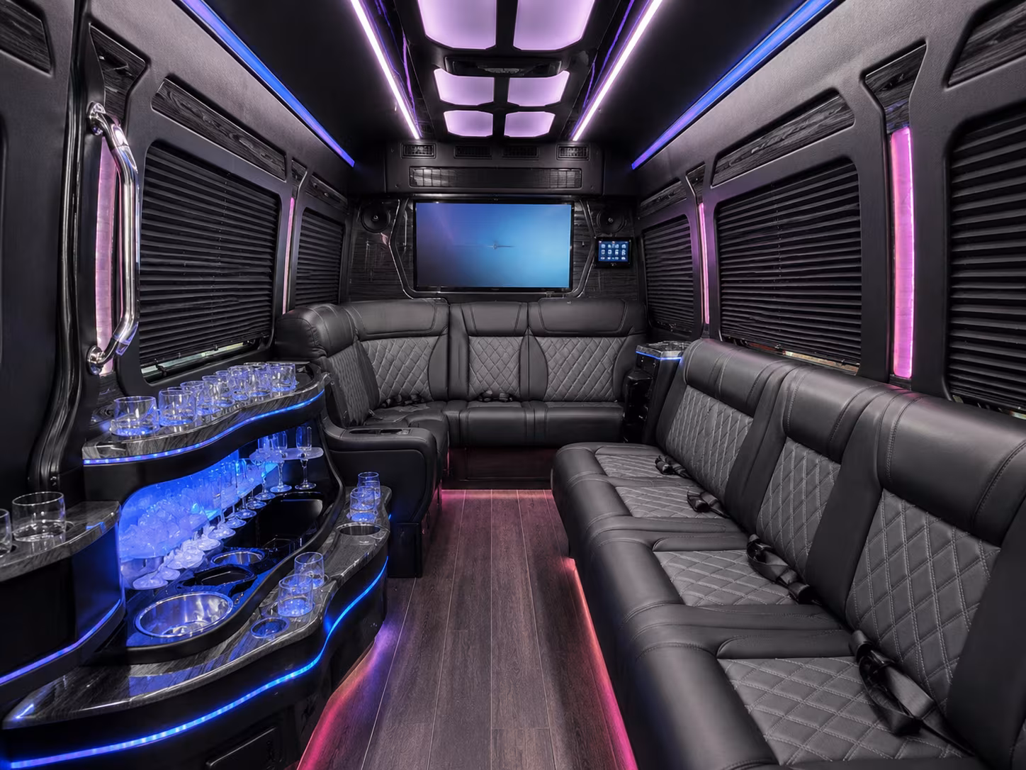 gardena sporting event transportation onboard seating